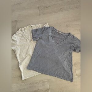 Set of 2 women’s marine layer loose fit or boyfriend tshirt - xsmall&small